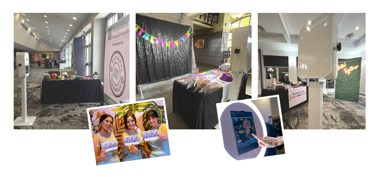 photo booth setups